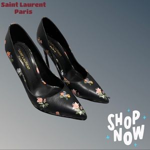 Saint Laurent Paris black pumps, size 6.5
